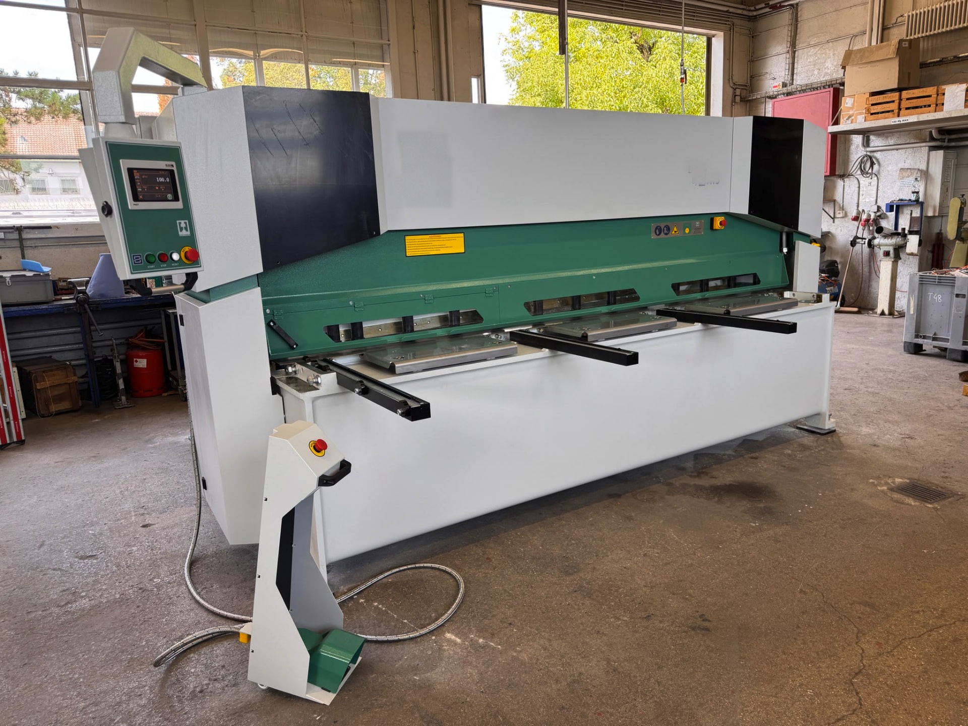 Cisaille hydraulique livrée et mise en service